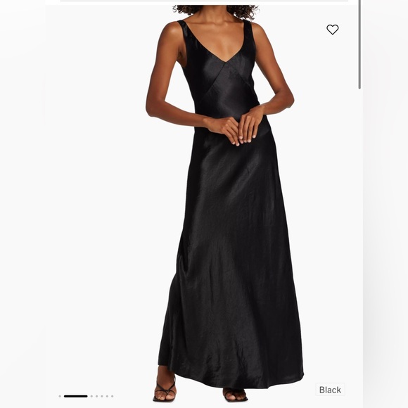 Vince V-Neck Maxi Slip Dress - Picture 2 of 10